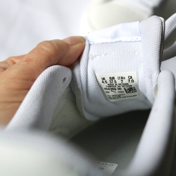 PUMA Jada White Leather Sneakers Running Shoes Lace Up Women's Size 7 - Picture 8 of 9